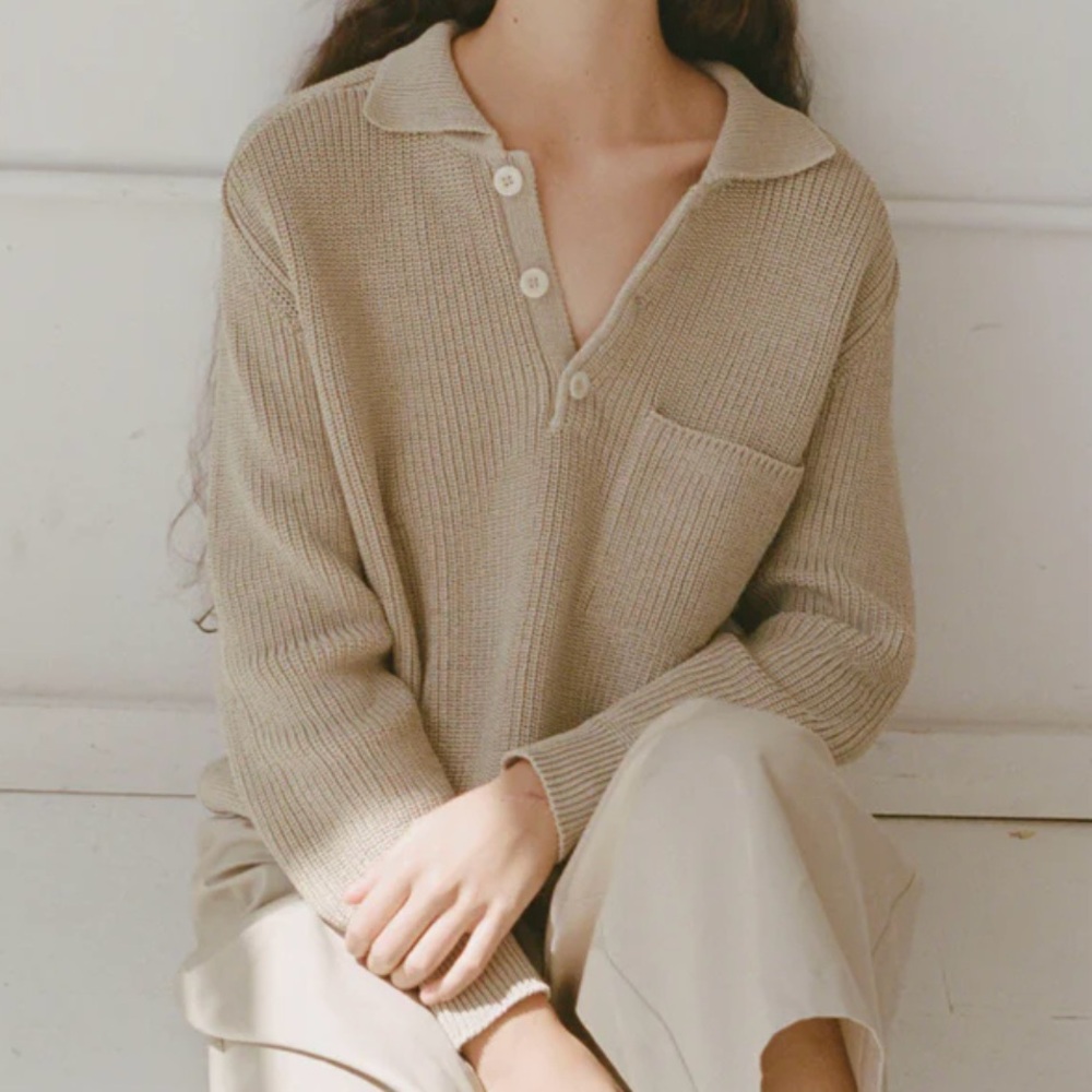 Shaina Mote - Saatchi Sweater - Greige - Size Small - Picture 4 of 14